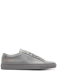 Common Projects Grey Original Achilles Low Sneakers