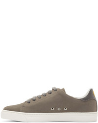 Anya Hindmarch Grey Wink And Egg Tennis Sneakers