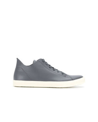Rick Owens High Ankle Lace Up Sneakers