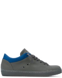 Leather Crown Lace Up Trainers