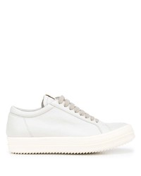 Rick Owens Logo Patch Lace Up Sneakers