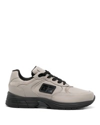 Giuseppe Zanotti Logo Patch Panelled Leather Sneakers