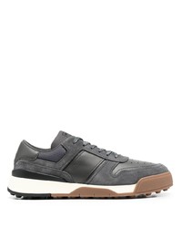 Tod's Panelled Lace Up Sneakers