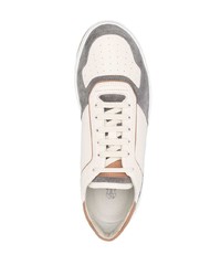 Brunello Cucinelli Panelled Low Top Sneakers