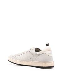 Officine Creative Perforated Leather Low Top Sneakers