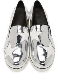 Stella McCartney Silver Star Platform Binx Sneakers