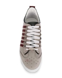 DSQUARED2 Striped Low Top Sneakers