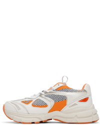 Axel Arigato White Orange Marathon Sneakers