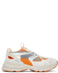 Axel Arigato White Orange Marathon Sneakers
