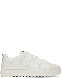 Diesel White S Shika Lace Up Sneakers