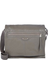 Prada Grey Saffiano Leather Messenger Bag | Where to buy \u0026amp; how to wear  