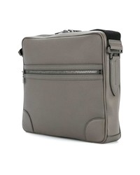 Gieves & Hawkes Square Zipped Messenger Bag