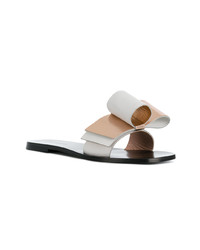 Pollini Bow Flat Mules Unavailable