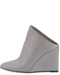 Vince Vail Leather Wedge Mule Truffle