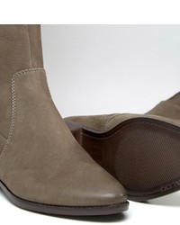 Aldo Chiaverni Leather Flat Over The Knee Boots