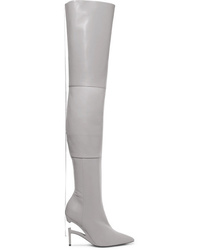 Unravel Project Leather Thigh Boots