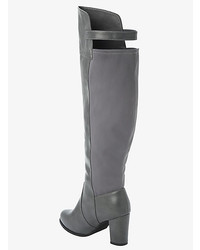 Torrid Scuba Faux Leather Over The Knee Boots