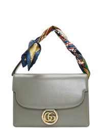 Gucci Grey Medium Gg Ring Scarf Shoulder Bag