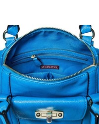 Merona Mini Satchel Faux Leather Handbag With Removable Crossbody Strap