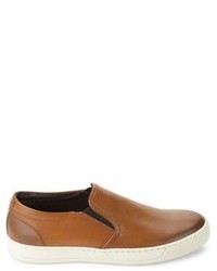 Bruno Magli Wimpy Leather Slip On Sneakers