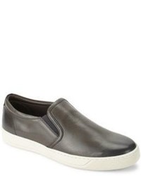 Bruno Magli Wimpy Leather Slip On Sneakers