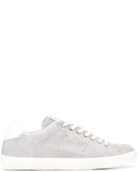 Leather Crown Classic Lace Up Sneakers