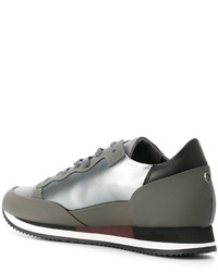 Philippe Model Contrast Panel Sneakers