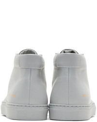 Common Projects Grey Original Achilles Mid Sneakers
