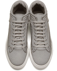 Etq Amsterdam Grey Reflective Python Mid 2 Sneakers