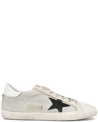 Golden Goose Deluxe Brand Grey Textile Superstar Sneakers