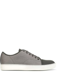 Lanvin Contrasted Toe Cap Sneakers