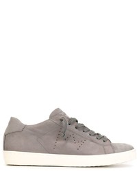 Leather Crown Perforated Sneakers