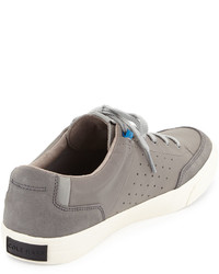 Cole Haan Mariner Perforated Leather Sneaker Steel Gray