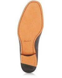 Santoni Leather Tassel Loafers