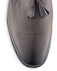 Santoni Leather Tassel Loafers