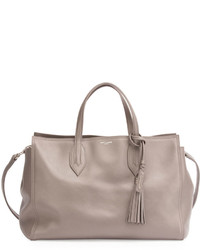 Saint Laurent Amber Medium Leather Tote Bag