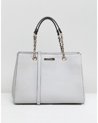 Carvela Benny Chain Weave Structured Tote Bag