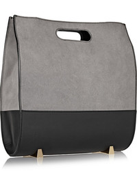 Alexander Wang Chastity Rubberized Suede And Leather Tote