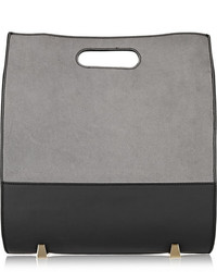 Alexander Wang Chastity Rubberized Suede And Leather Tote