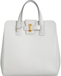Delvaux Simplissime Tote Grey