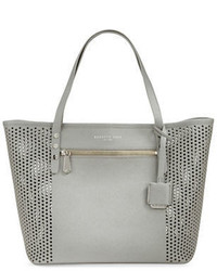 Kenneth Cole New York Dover Street Leather Perforated Tote