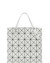 Bao Bao Issey Miyake Grey Matte Lucent Tote Bag