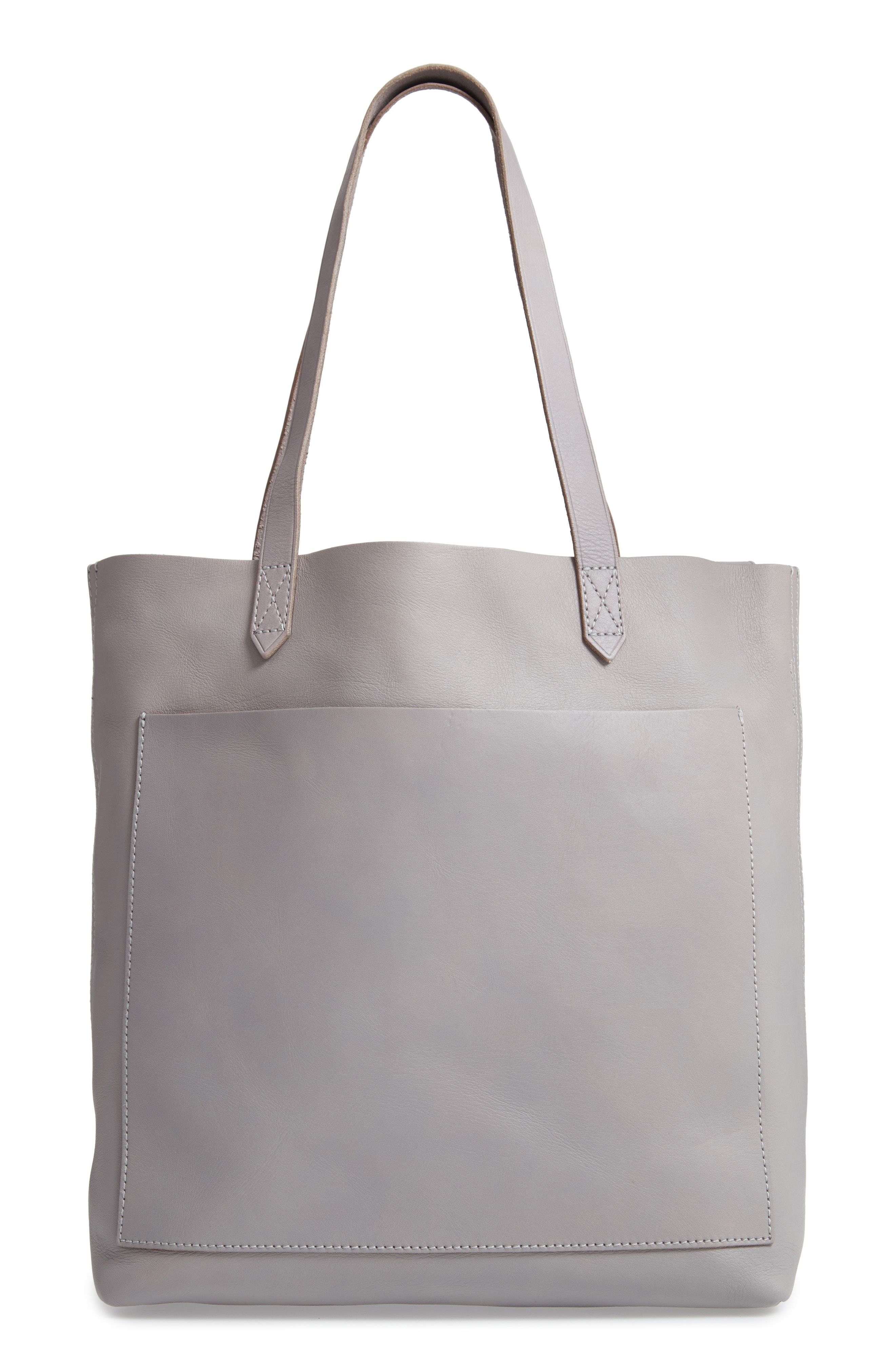 leather transport tote