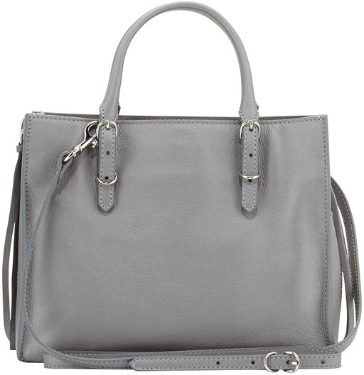 Papier leather tote Balenciaga Grey in Leather - 24770506