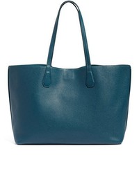 Tory Burch Perry Leather Tote Grey