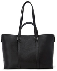Forever 21 Side Zip Faux Leather Tote