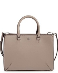 Tory Burch Small Robinson Zip Leather Tote