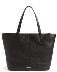 Rebecca Minkoff Unlined Front Pocket Leather Tote Black