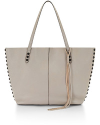 Rebecca Minkoff Unlined Grained Leather Tote Bag Putty