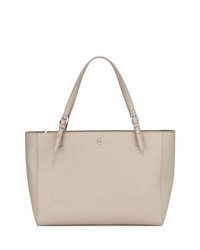 Tory Burch York Saffiano Leather Tote Bag French Gray